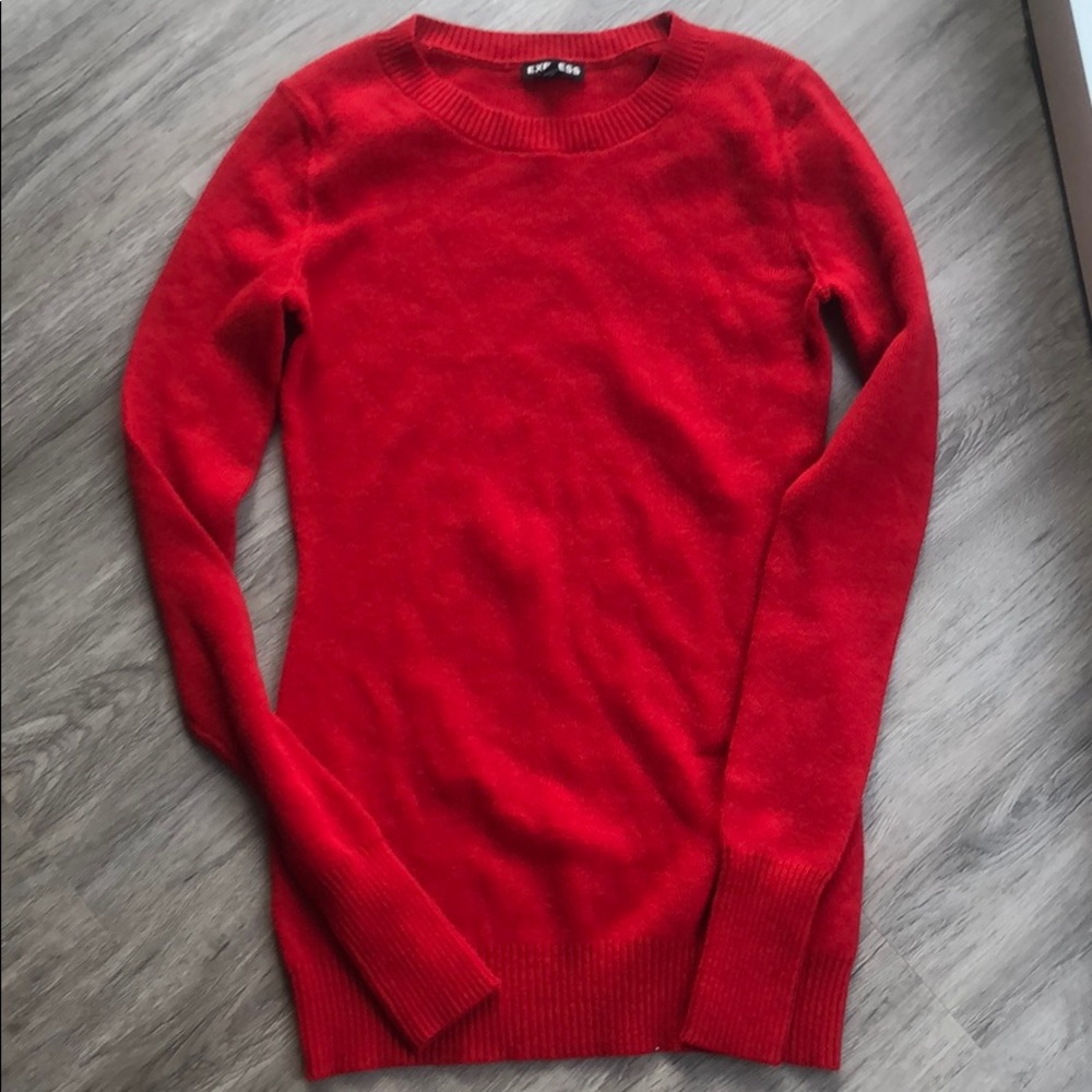 NWOT Red sweater from express